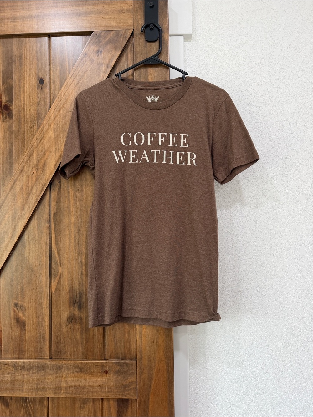 Brown 'Coffee Weather' T-Shirt